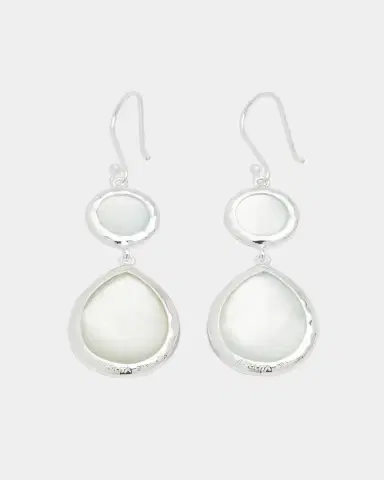 Ippolita Double Drop Earrings in Sterling Silver | Thumbnail 4