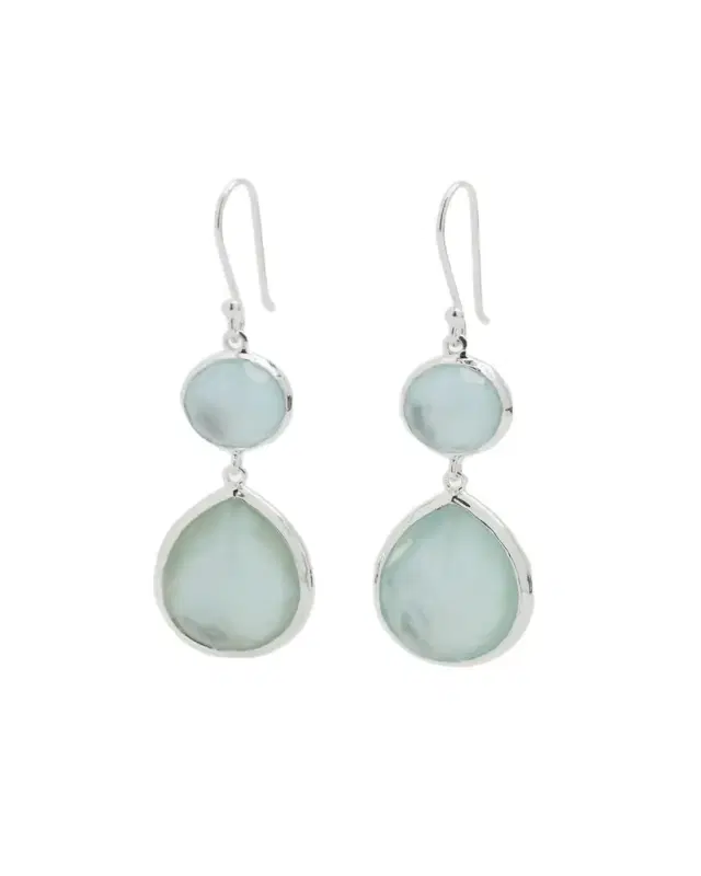 Double Drop Earrings in Sterling Silver