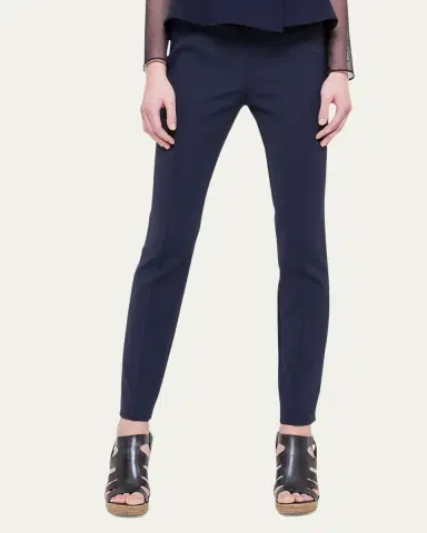 Akris Melissa Slim Ankle-Cut Pants | Thumbnail 2 Akris Melissa Slim Ankle-Cut Pants | Thumbnail 2