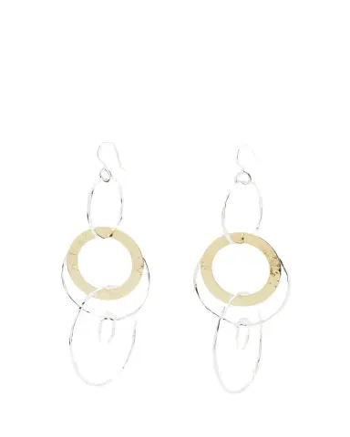 Ippolita Jumbo Hammered Jet Set Earrings in Chimera | Thumbnail 1 Ippolita Jumbo Hammered Jet Set Earrings in Chimera | Thumbnail 1