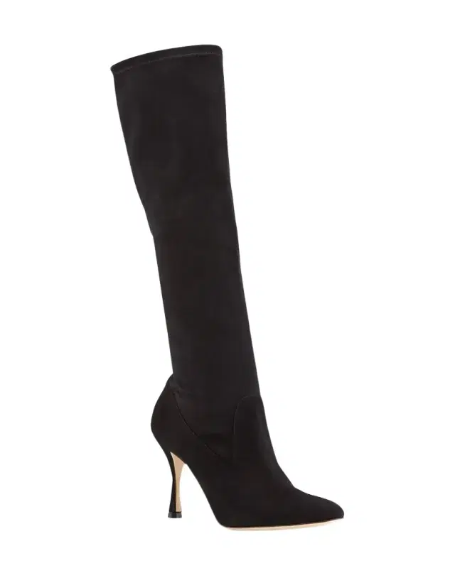 Manolo Blahnik Pamfilo 90mm Suede Knee Boots