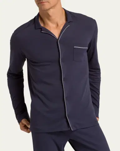 Hanro Men's Night & Day Knit Pajama Set | Thumbnail 2 Hanro Men's Night & Day Knit Pajama Set | Thumbnail 2