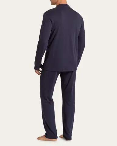 Hanro Men's Night & Day Knit Pajama Set | Thumbnail 3 Hanro Men's Night & Day Knit Pajama Set | Thumbnail 3
