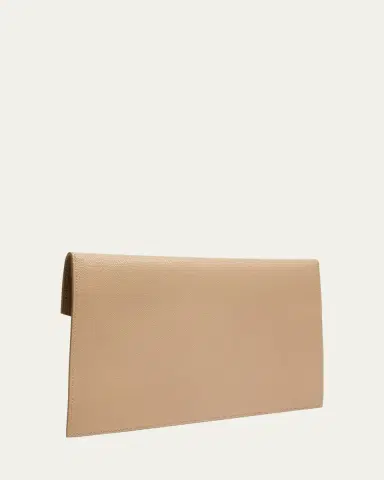 Saint Laurent Uptown YSL Pouch in Grained Leather | Thumbnail 3 Saint Laurent Uptown YSL Pouch in Grained Leather | Thumbnail 3