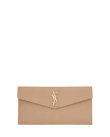 Saint Laurent Uptown YSL Pouch in Grained Leather | Thumbnail 1 Saint Laurent Uptown YSL Pouch in Grained Leather | Thumbnail 1