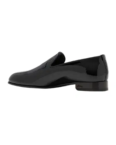 Brioni Men 's Patent Leather Venetian Loafers | Thumbnail 1