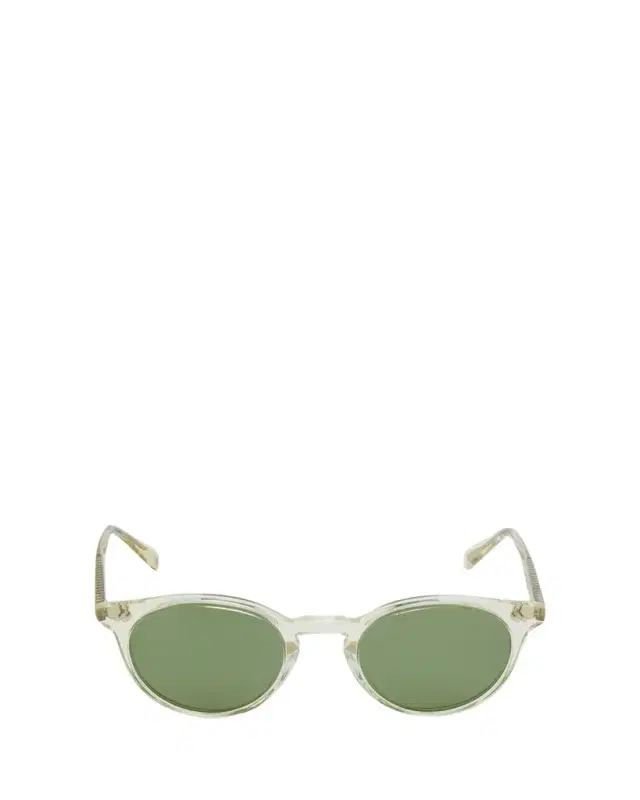 Oliver Peoples Men's Romare Sun Keyhole-Bridge Round Sunglasses
