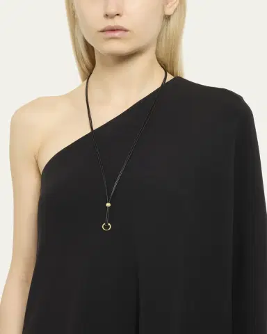 Paul Morelli Meditation Bell Black Cotton Cord with 18k Gold | Thumbnail 2