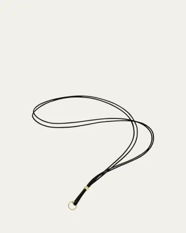 Paul Morelli Meditation Bell Black Cotton Cord with 18k Gold | Thumbnail 3