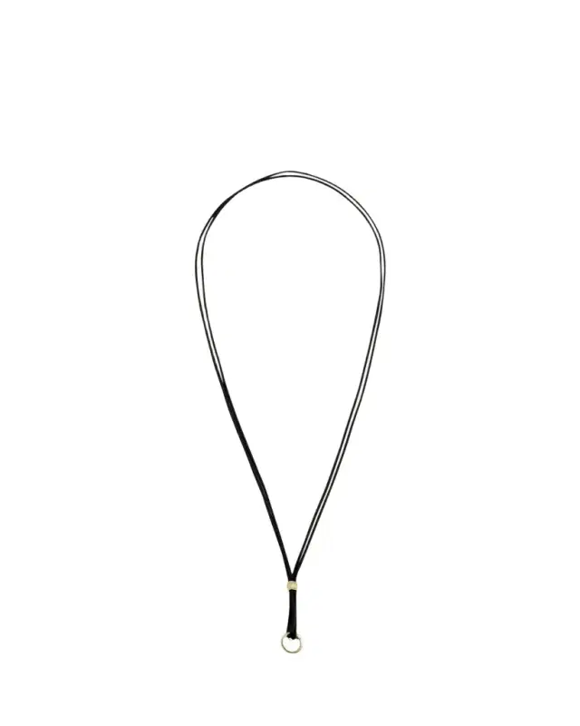 Paul Morelli Meditation Bell Black Cotton Cord with 18k Gold