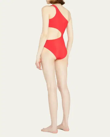 BEACH RIOT Celine Asymmetric Cutout One-Piece Swimsuit | Thumbnail 2