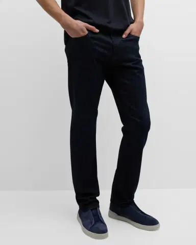 Zegna Men's Triple Stitch Suede Sneakers | Thumbnail 2 Zegna Men's Triple Stitch Suede Sneakers | Thumbnail 2