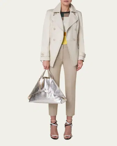 Akris Ai Medium Hammered Shoulder Bag | Thumbnail 5