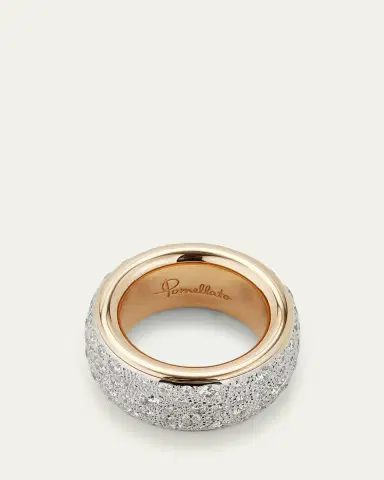Pomellato Iconica Maxi Band Ring with White Diamonds | Thumbnail 4