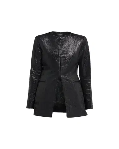 Giorgio Armani Sparkle Collarless Slim Jacket | Thumbnail 1