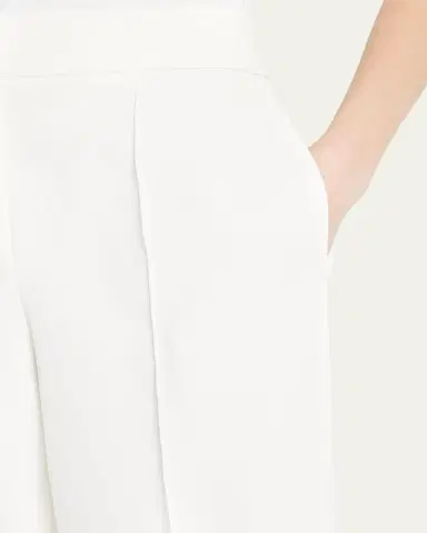 Milly Nash High-Rise Wide-Leg Cady Pants | Thumbnail 5