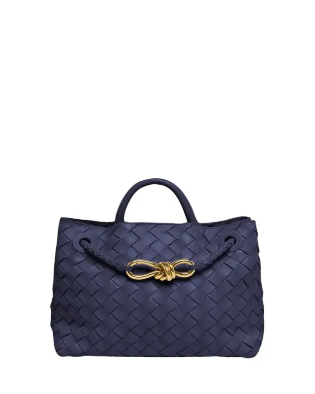 Bottega Veneta Andiamo Small Leather Top-Handle Bag