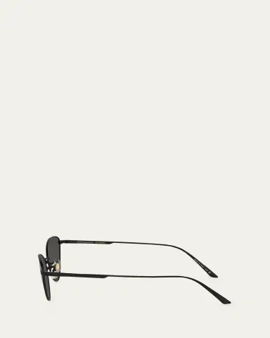 Khaite x Oliver Peoples Sleek Black Steel Butterfly Sunglasses | Thumbnail 3 Khaite x Oliver Peoples Sleek Black Steel Butterfly Sunglasses | Thumbnail 3