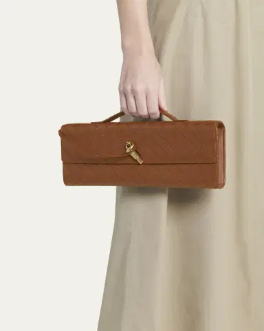 Bottega Veneta Long Andiamo Clutch Bag with Handle | Thumbnail 6