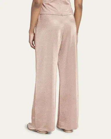 Giorgio Armani Lurex Bonded Jersey Trousers | Thumbnail 3
