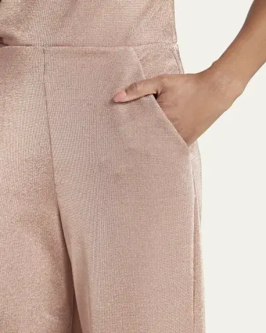 Giorgio Armani Lurex Bonded Jersey Trousers | Thumbnail 5