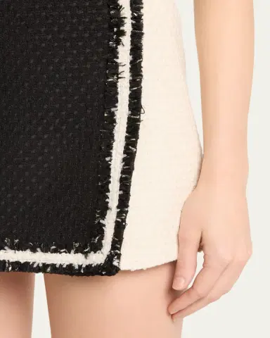 ALICE + OLIVIA Darma High-Rise Crossover Colorblock Skort | Thumbnail 5