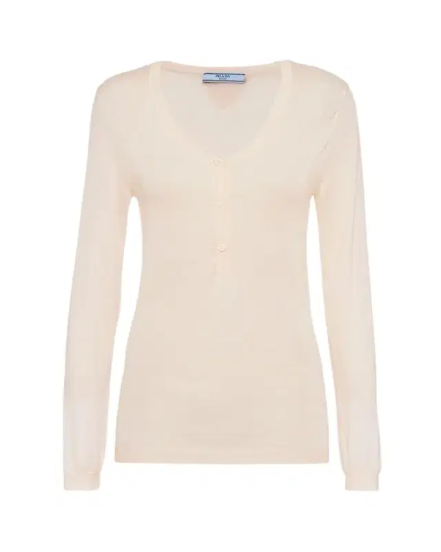 Logo Patch Superfine Cashmere Shirt