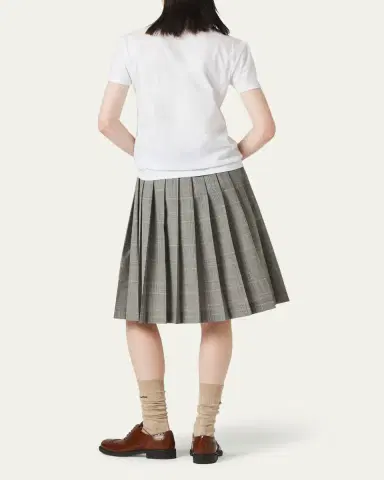 Miu Miu Embroidered Logo Jersey T-Shirt | Thumbnail 3