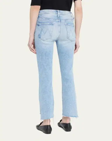 Mother The Insider Crop Step Fray Jeans | Thumbnail 3 Mother The Insider Crop Step Fray Jeans | Thumbnail 3