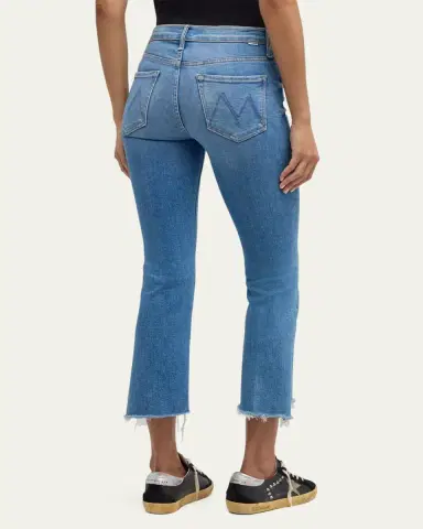 Mother The Insider Crop Step Fray Jeans | Thumbnail 7 Mother The Insider Crop Step Fray Jeans | Thumbnail 7