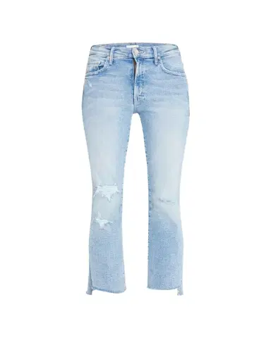 Mother The Insider Crop Step Fray Jeans | Thumbnail 1 Mother The Insider Crop Step Fray Jeans | Thumbnail 1