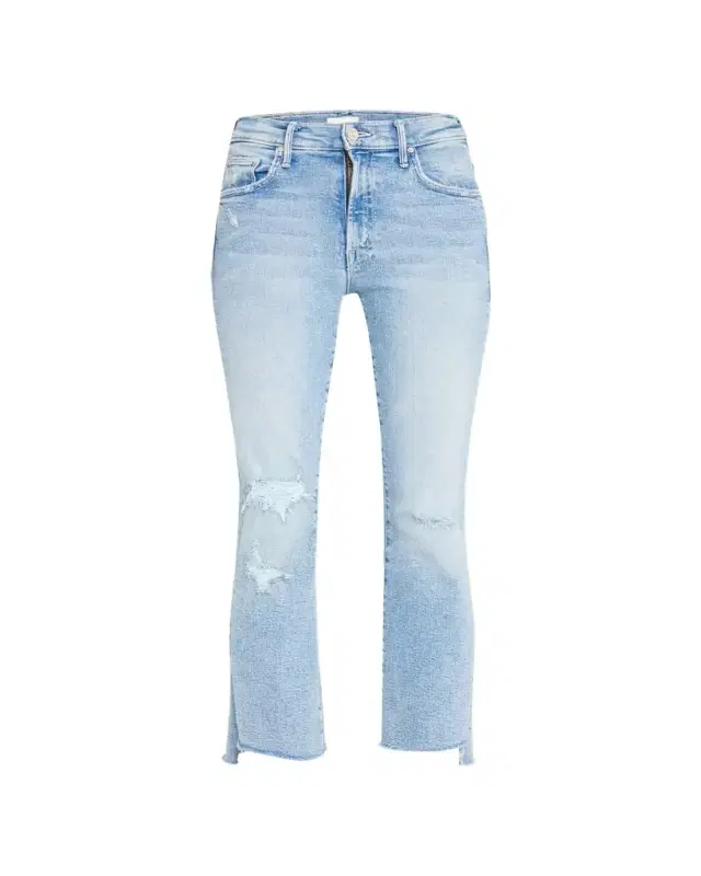 The Insider Crop Step Fray Jeans
