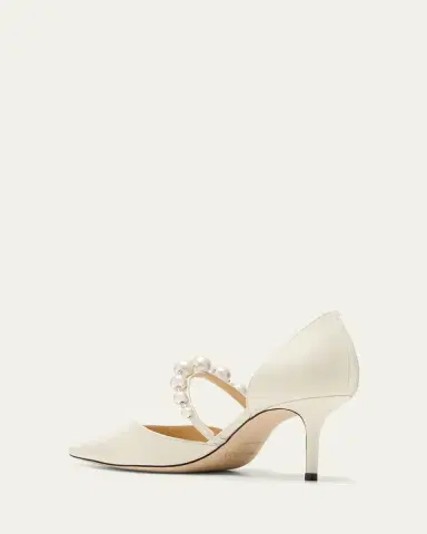 Jimmy Choo Aurelie d'Orsay Pearly Band Pumps | Thumbnail 4