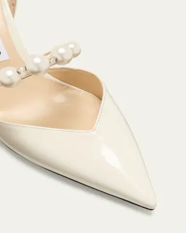 Jimmy Choo Aurelie d'Orsay Pearly Band Pumps | Thumbnail 5