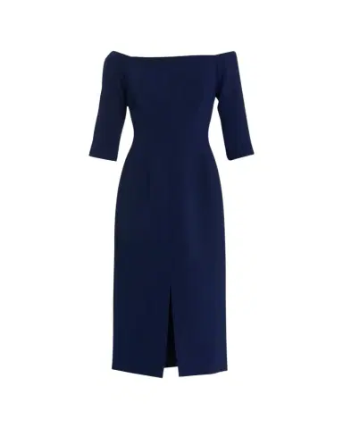 Carolina Herrera Off-Shoulder Midi Dress | Thumbnail 1