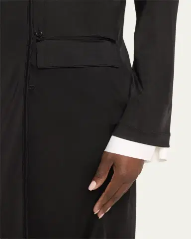 Helmut Lang Long Fluid Jacket | Thumbnail 5