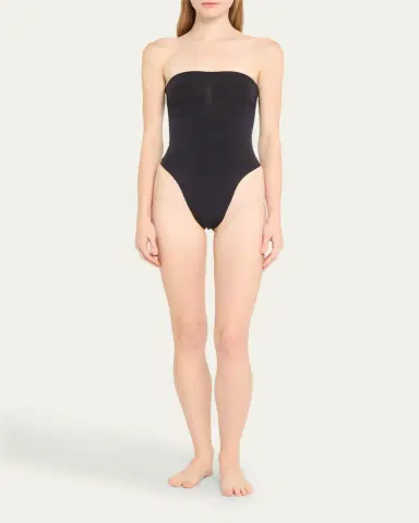 SKIMS Seamless Sculpt Strapless Thong Bodysuit | Thumbnail 2