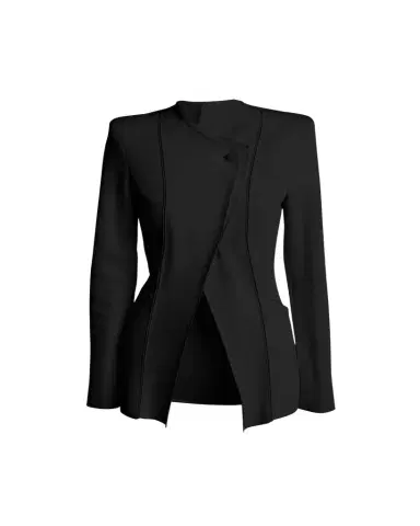 Giorgio Armani Stretch Viscose Asymmetrical Knit Jacket | Thumbnail 1