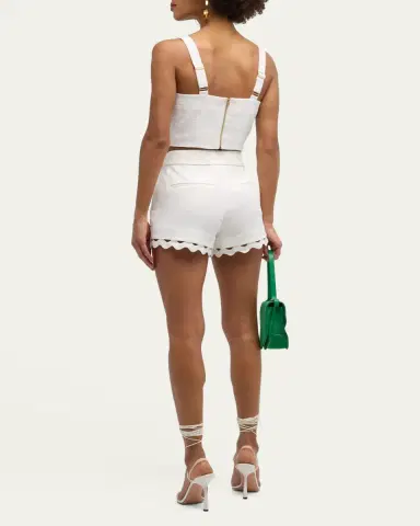 Ramy Brook Gabi Button-Front Crop Top | Thumbnail 3 Ramy Brook Gabi Button-Front Crop Top | Thumbnail 3