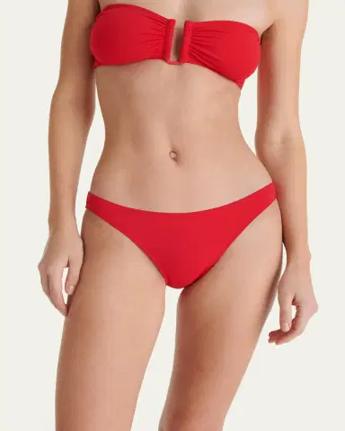 Eres Fripon Solid Low-Rise Hipster Bikini Bottoms | Thumbnail 10