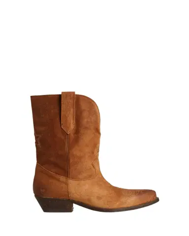 Golden Goose Wish Star Suede Western Boots | Thumbnail 1