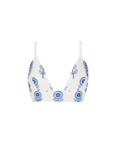 Milly Floral-Embroidered Crop Top | Thumbnail 1