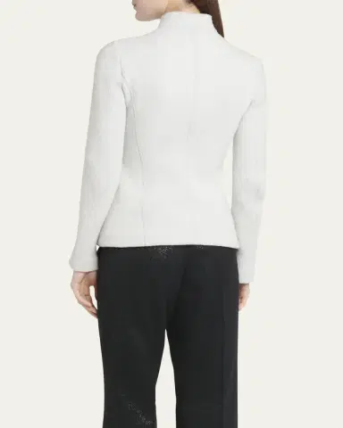 Giorgio Armani Cashmere-Blend Zip-Up Knit Jacket | Thumbnail 3 Giorgio Armani Cashmere-Blend Zip-Up Knit Jacket | Thumbnail 3
