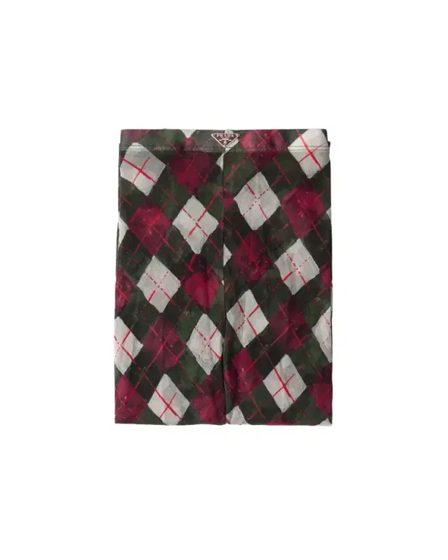 Argyle Tulle Tights
