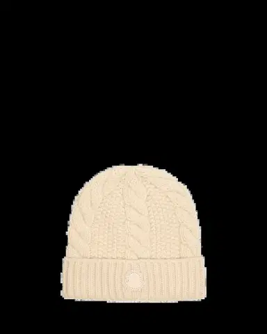 Moncler Men's Chunky Wool-Cashmere Beanie | Thumbnail 2