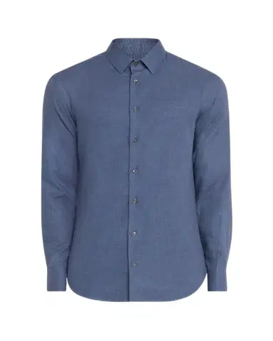 Giorgio Armani Men's Micro-Houndstooth Sport Shirt | Thumbnail 1
