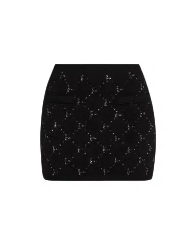 Kobi Halperin Salem Sequin-Embellished Fuzzy Knit Mini Skirt | Thumbnail 1 Kobi Halperin Salem Sequin-Embellished Fuzzy Knit Mini Skirt | Thumbnail 1