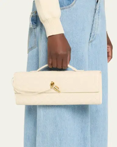 Bottega Veneta Long Andiamo Clutch Bag with Handle | Thumbnail 6