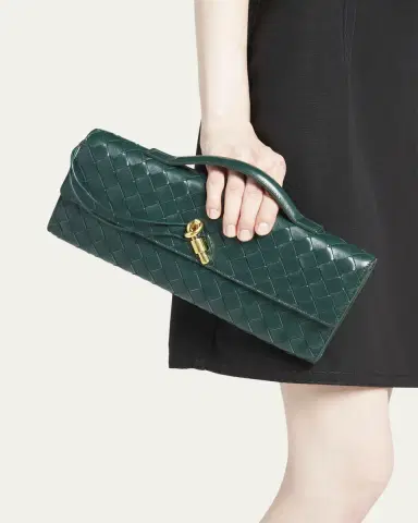 Bottega Veneta Long Andiamo Clutch Bag with Handle | Thumbnail 10