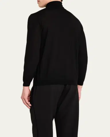 Giorgio Armani Men's Cashmere Plain Stitch Turtleneck | Thumbnail 3
